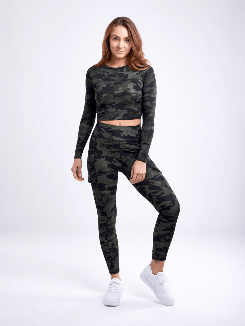 Load image into Gallery viewer, JupiterGear High-Waisted Leggings with Side Cargo Pockets
