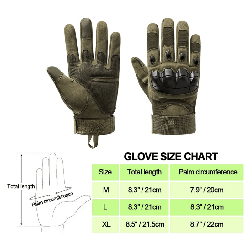 Load image into Gallery viewer, Tactical Military Airsoft Gloves for Outdoor Sports, Paintball, and Motorcycling with Touchscreen Fingertip Capability
