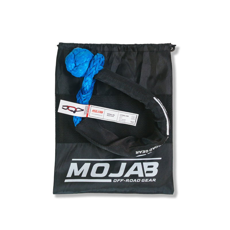Load image into Gallery viewer, Soft Shackle 1/2'' x 24” with sleeve and bag (Single Shackle) (Lifetime Warranty)
