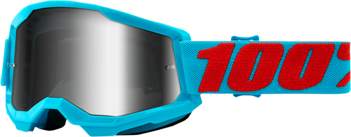 100% Strata 2 Goggles - Summit - Silver Mirror 50028-00011