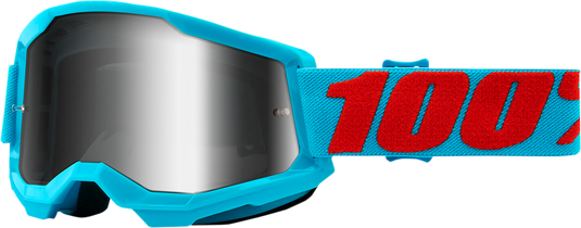 100% Strata 2 Goggles - Summit - Silver Mirror 50028-00011