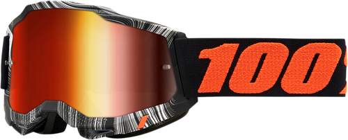 100% Accuri 2 Goggles - Geospace - Red Mirror 50014-00008