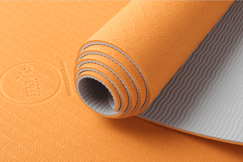 Load image into Gallery viewer, 2-Tone TPE Premium Yoga Mat

