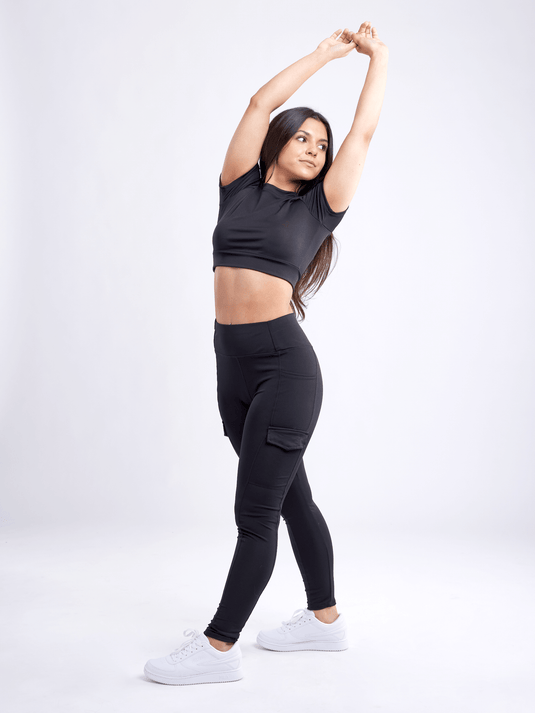 JupiterGear High-Waisted Leggings with Side Cargo Pockets