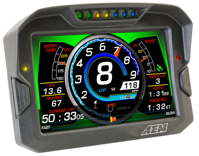 Load image into Gallery viewer, AEM Electronics Digital Dash, CD-7L, Carbon Housing, Data Logging, CAN Bus, Kit
