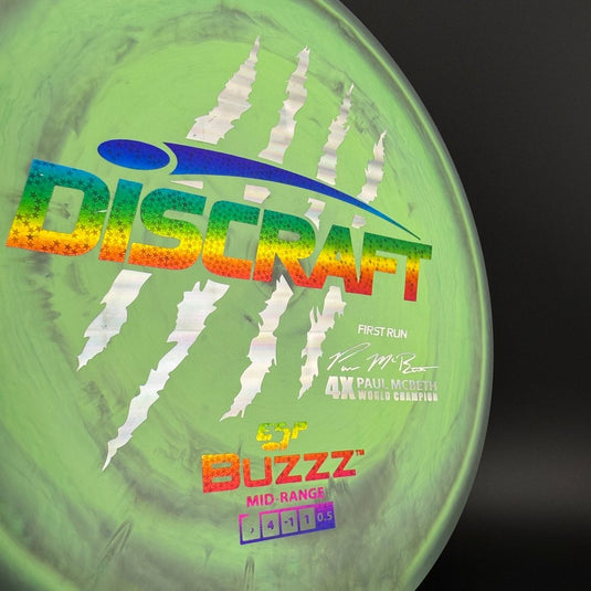 Swirly ESP Buzzz (First Run) - Paul McBeth 4x Claws - Acid Smoke