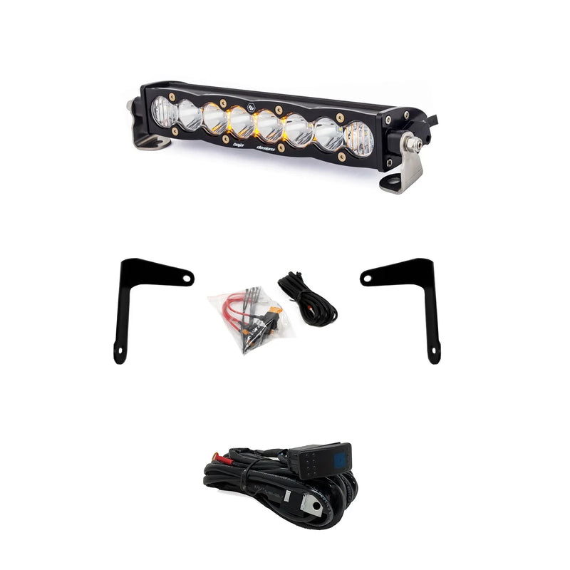 Load image into Gallery viewer, Baja Designs S8 10" Shock Tower Light Bar Mount Kit for 17-22 Can-Am Maverick X3
