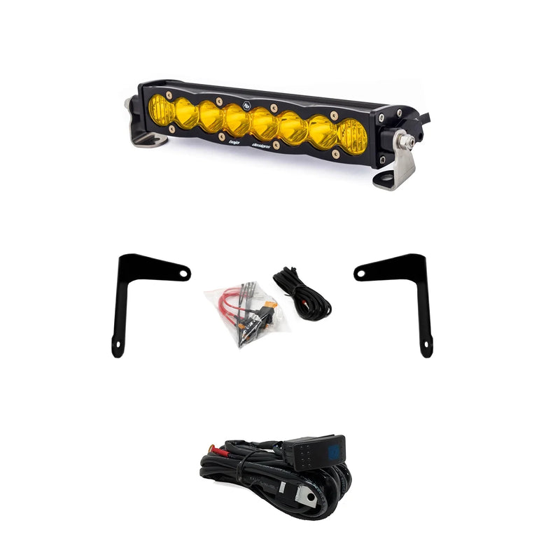 Load image into Gallery viewer, Baja Designs S8 10" Shock Tower Light Bar Mount Kit for 17-22 Can-Am Maverick X3
