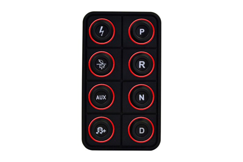 Load image into Gallery viewer, AEM EV 8 Button Keypad CAN Based Programmable Backlighting 30-8400
