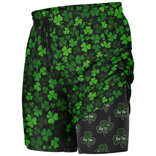 Rad Palm St. Patrick's Day Men's 2-in-1 Shorts