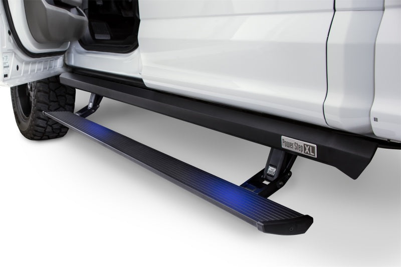 Load image into Gallery viewer, AMP Research 2021 Ford F-150 SuperCrew &amp; 22-23 F-150 Lightning CC PowerStep XL - Black
