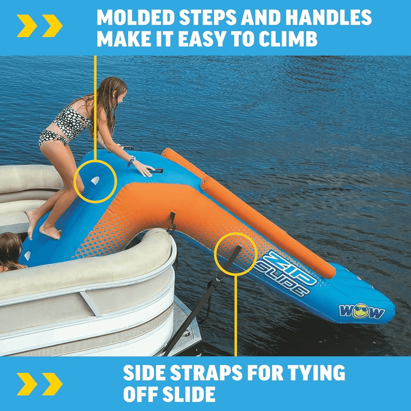 Load image into Gallery viewer, WOW Watersports Inflatable Pontoon Zip Slide for Boats
