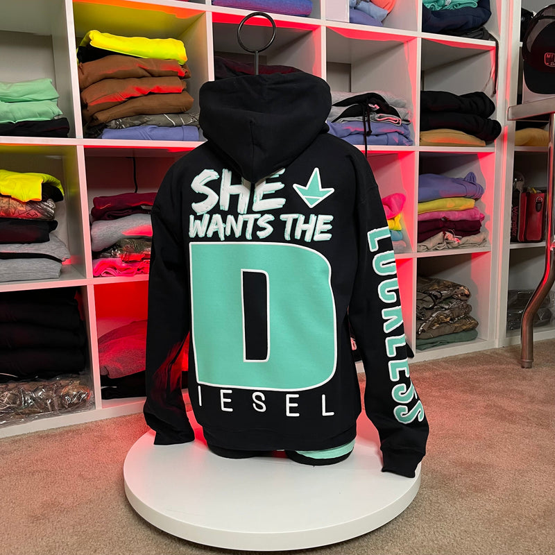 Load image into Gallery viewer, She Wants the Diesel Hoodie

