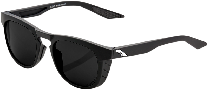 Load image into Gallery viewer, 100% Slent Sunglasses - Black - Gray Polarized 61035-100-47
