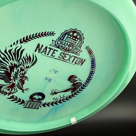 2017 Glow Champion Firebird (Penned) - Swirls - Nate Sexton Bottom Stamp