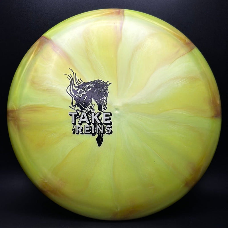 Load image into Gallery viewer, Sublime Swirl Mustang - "Take The Reins" Mini Stamp
