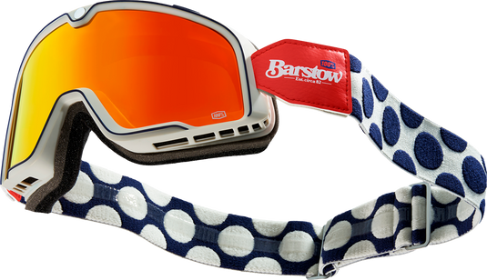 100% Barstow Goggles - Hayworth - Flash Red 50000-00004