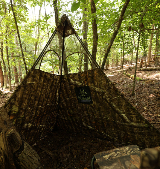 Hunting Blind - Mossy Oak Country Roots 3D Leafy