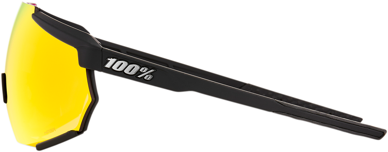 Load image into Gallery viewer, 100% Racetrap Sunglasses - Soft Tact Black - Red Mirror Lens 61037-100-43
