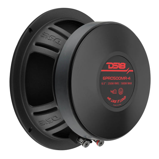 6.5” High-Sensitivity Midrange Loudspeaker with Ferrite Magnet | 250W RMS 4-Ohm