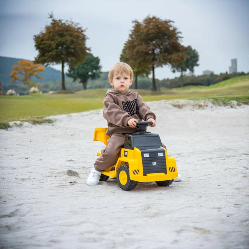 Load image into Gallery viewer, 6V CAT Dump Truck Ride-On Toy
