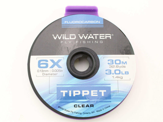6X Fluorocarbon Tippet Spool, 30m | Wild Water Fly Fishing - Skoutley Outdoors LLC