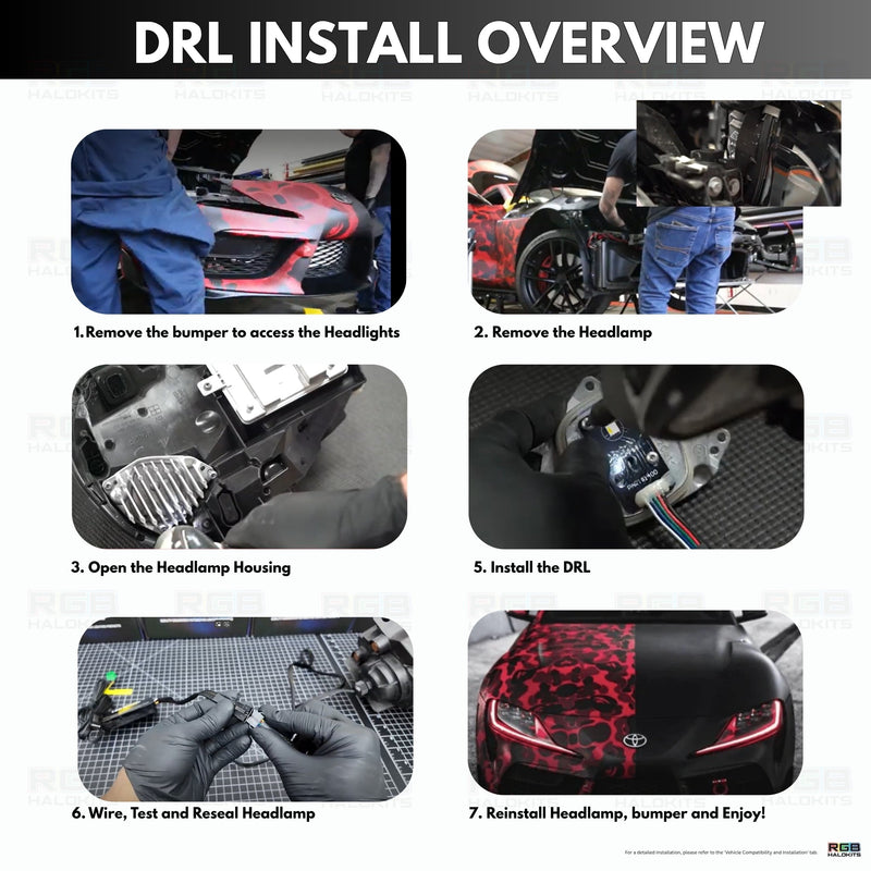 Load image into Gallery viewer, Toyota Supra RGBW DRL boards (2020-2024)
