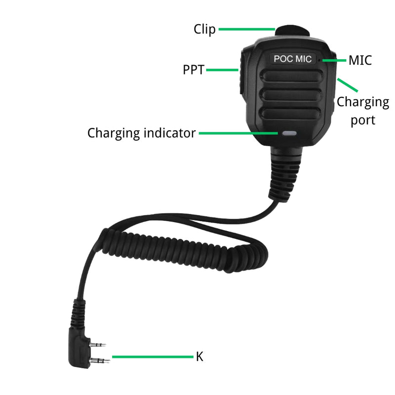 Load image into Gallery viewer, Ruyage Radio Handheld Microphone For Nationwide PTT Walkie-Talkie
