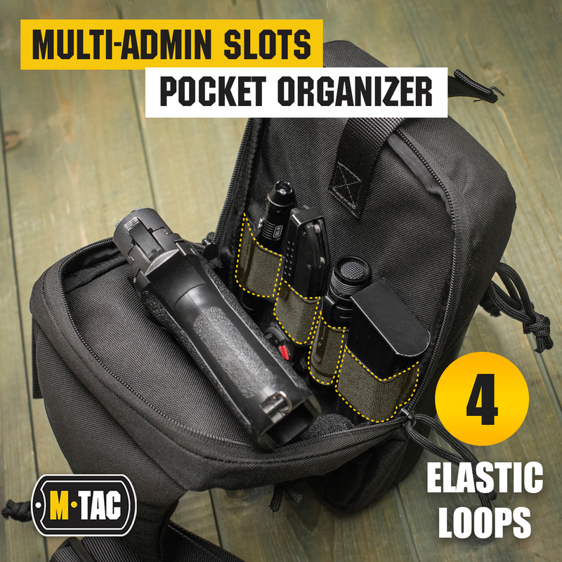 Load image into Gallery viewer, M-Tac Tactical Bag Shoulder Chest Pack with Sling &amp; Loop Panel
