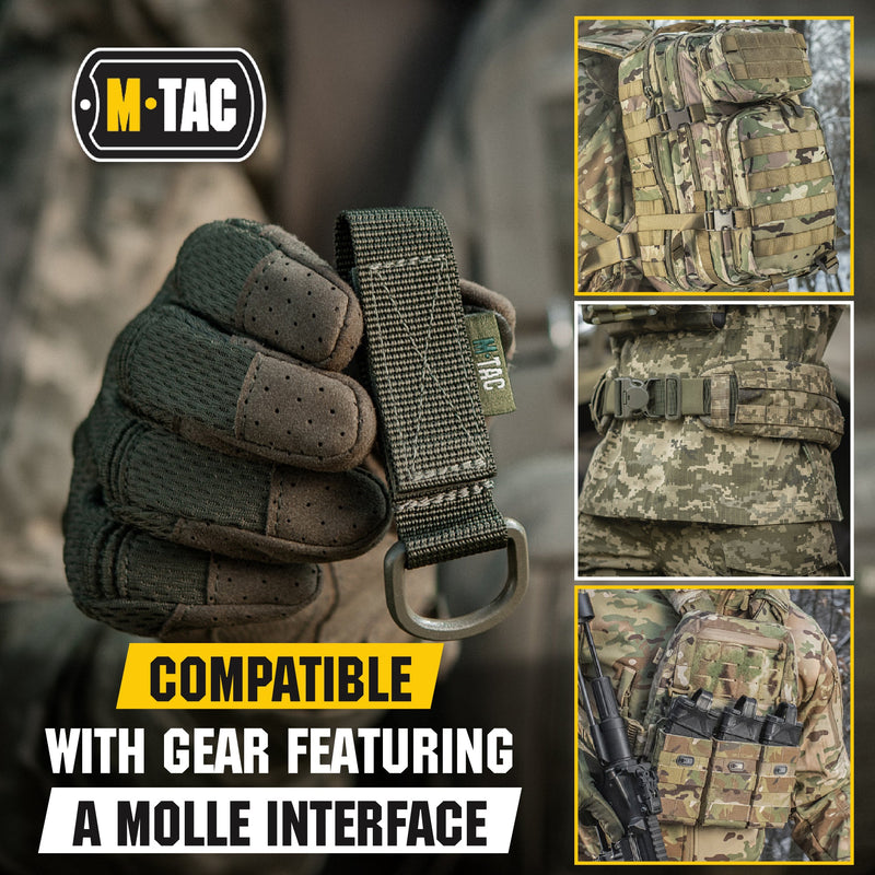Load image into Gallery viewer, M-Tac Key Holder for Belt with D-Ring Key Clip

