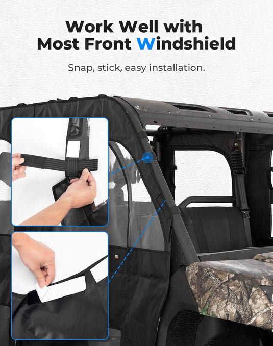 Soft Cab Enclosure Doors for CFMOTO UForce 1000XL 2022-2025