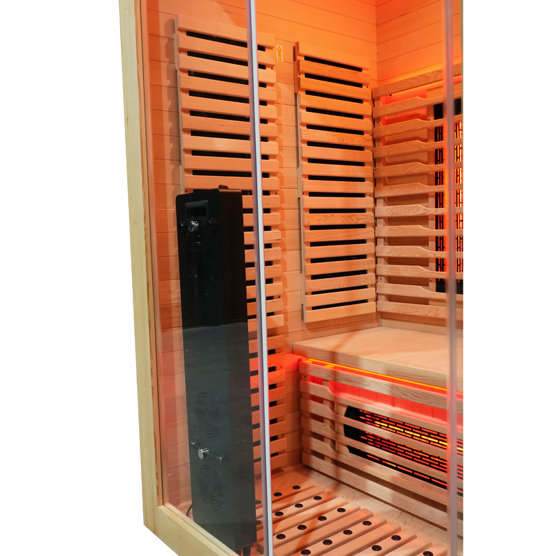 Load image into Gallery viewer, Blisspod I Venetian RED I All-In-One - Full Spectrum + Red Light Therapy I Indoor Premium Sauna I 2 Person
