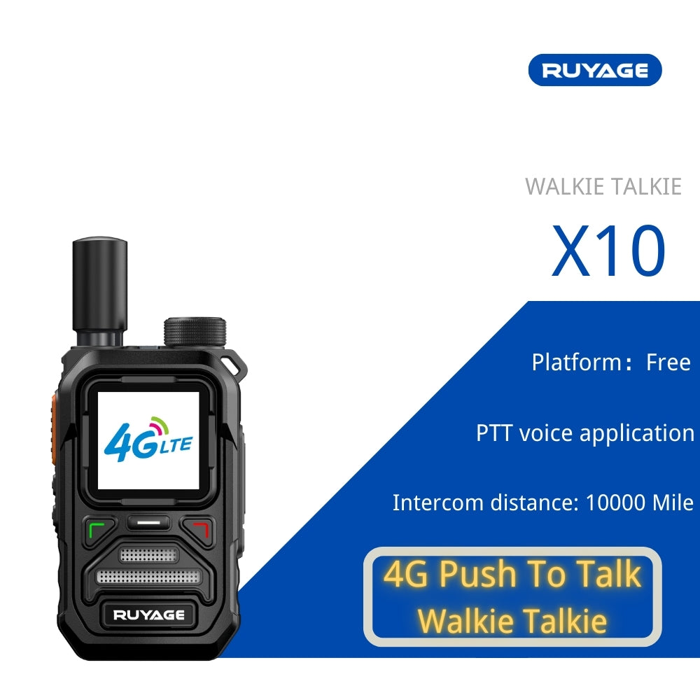 Ruyage Radio Nationwide PTT Walkie-Talkie(X10)