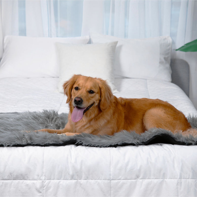 Load image into Gallery viewer, PupProtector™ Waterproof Bed Runner - Charcoal Grey
