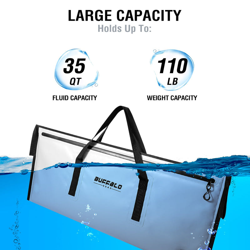 Load image into Gallery viewer, 40x18" Insulated Fish Cooler Bag, Waterproof Zipper
