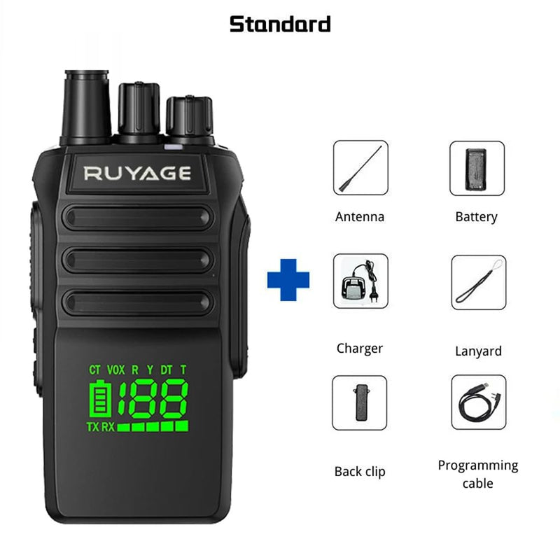 Load image into Gallery viewer, Ruyage T40 IP67 Waterproof Rugged Long Range Two Way Radio Walkie Talkie
