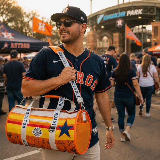Houston Baseball Duffel Cooler