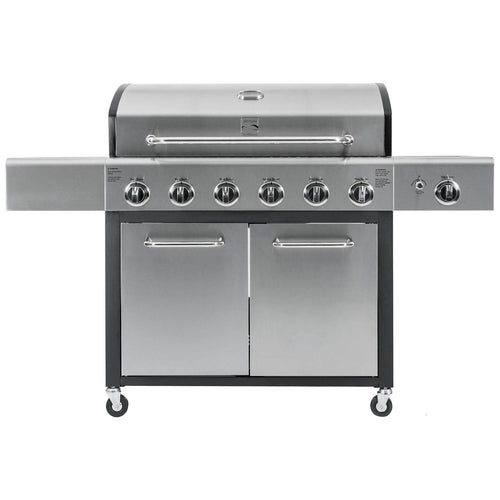 6 Burner XL Gas Grill Plus Side Burner