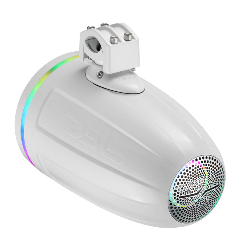 Load image into Gallery viewer, 8" NXL-iQ Marine Tower Speaker with Digital LED Lights, Neodymium Magnet, 1" Compression Driver, IP65 Rated, 350W RMS, 4-Ohm
