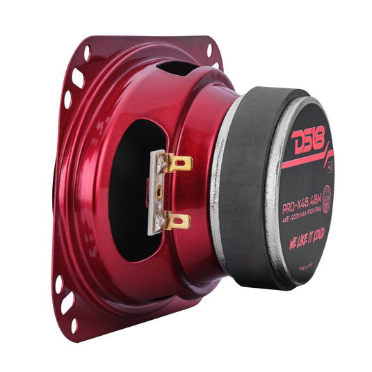 PRO-X 4x6” Mid-Range Loudspeaker with Bullet | 100W RMS 4-Ohm