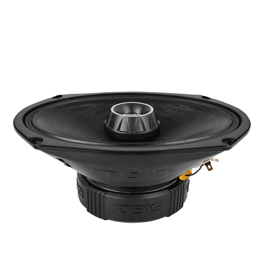 PRO-ZT 6x9" Coaxial Mid-Range Loudspeaker with Water Resistant Cone Built-in Bullet Tweeter and Grill | 275W RMS 4-Ohm