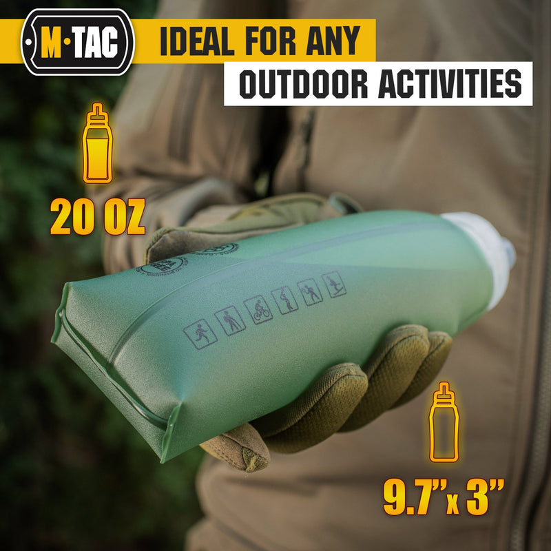 Load image into Gallery viewer, M-Tac Collapsible Water Bottle 20 oz
