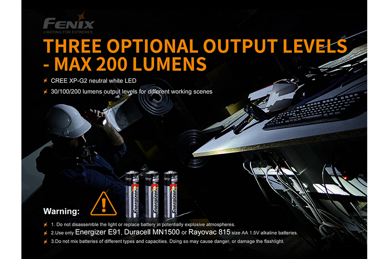 Load image into Gallery viewer, Fenix WF11E Intrinsically Safe Flashlight
