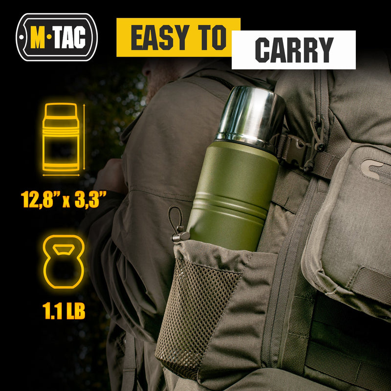 Load image into Gallery viewer, M-Tac Stainless Insulated Bottle 34 oz
