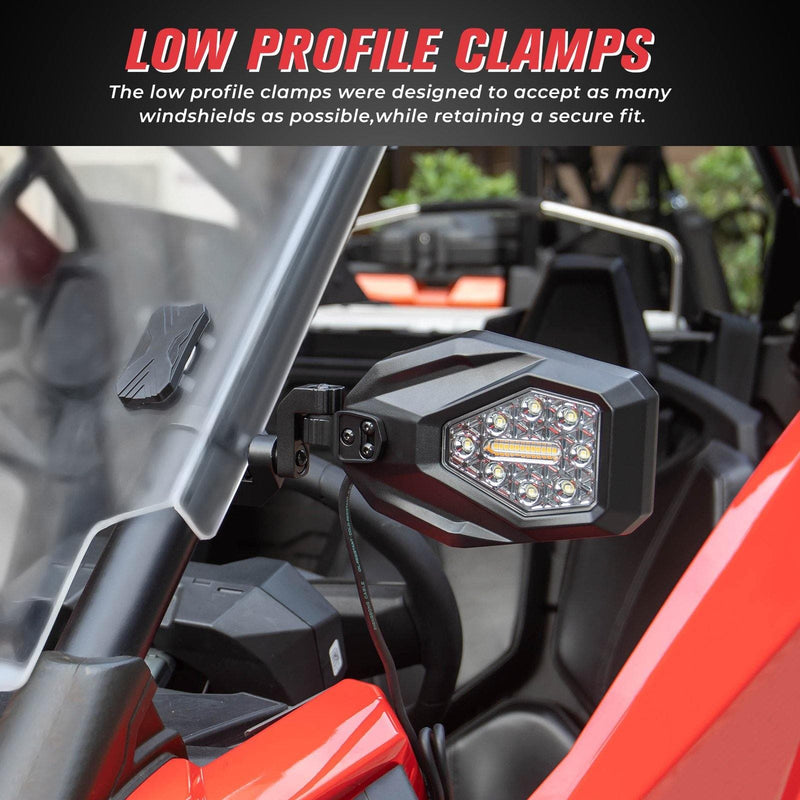 Load image into Gallery viewer, Mirrors with LED Turn Signal Lights(New Design) For Can-am Maverick X3 2017-2020
