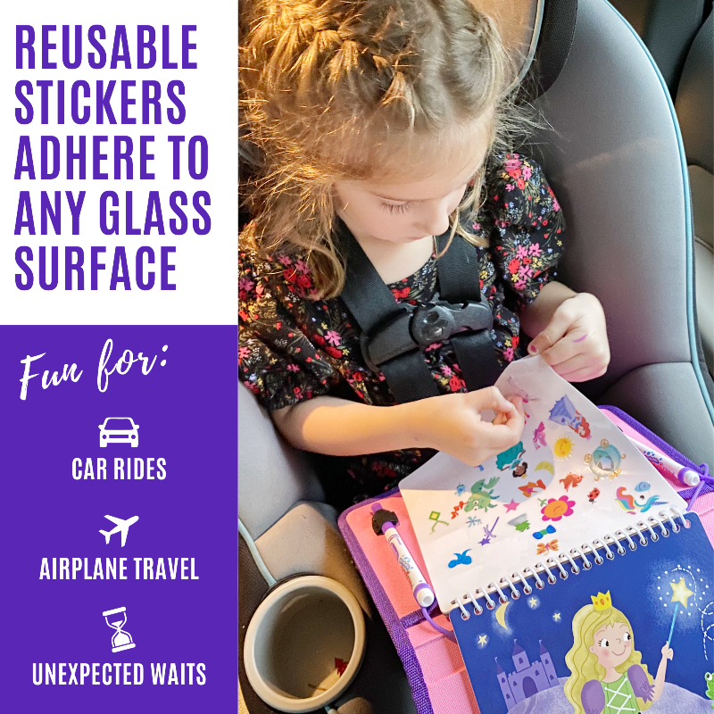 Load image into Gallery viewer, Totebook Kids Dry Erase Travel Activity Book
