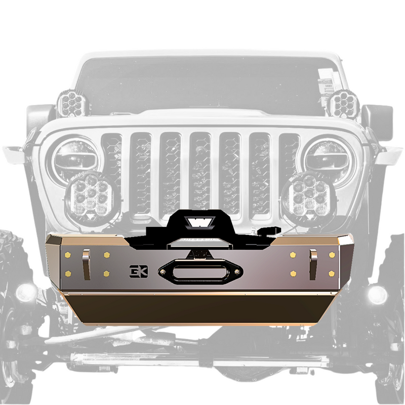 Load image into Gallery viewer, Gauntlet Front Bumper w/Winch Plate for Jeep JL/JT  (2018+)

