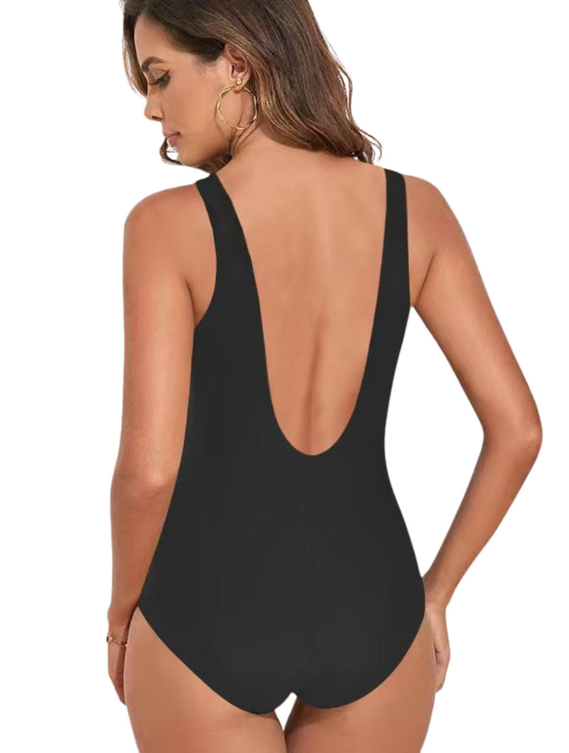 Load image into Gallery viewer, Low Back V-Neck Sculpting Suit
