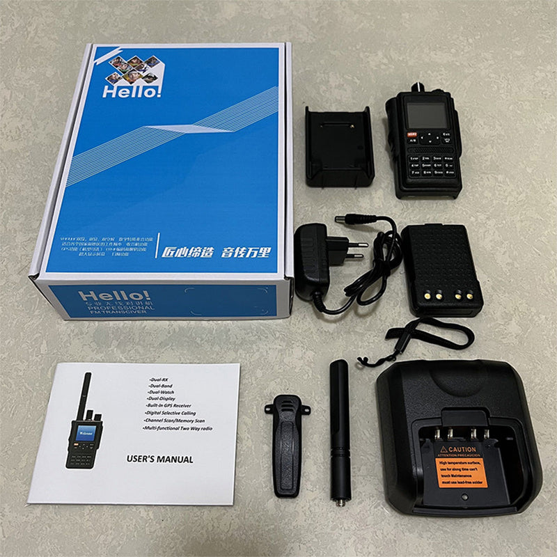 Load image into Gallery viewer, Ruyage UVQ4 VHF UHF Analog Long Range Two Way Radio Walkie Talkie
