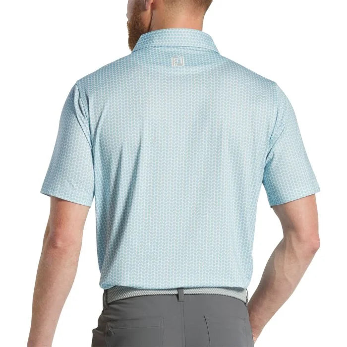 Load image into Gallery viewer, FootJoy Leaf Print Lisle Golf Polo
